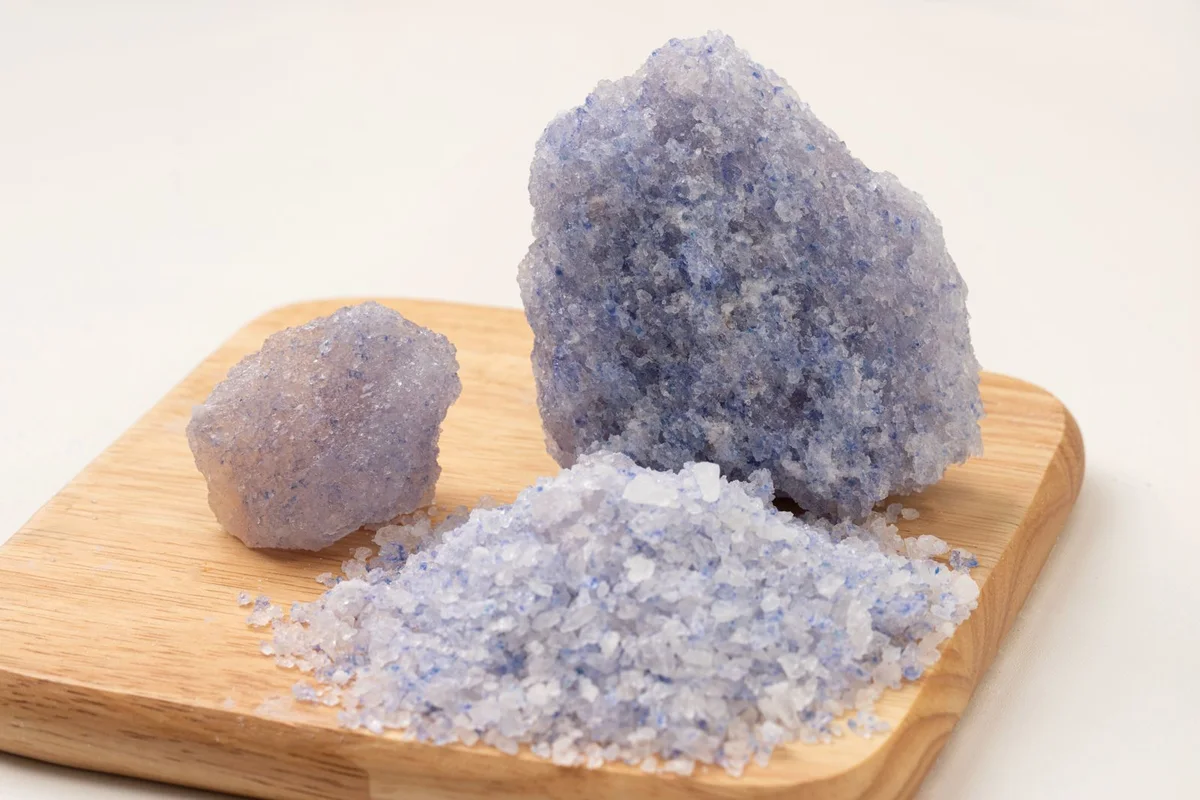 Potassium Chloride and Indigo Salt